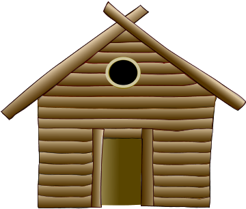 Clip Art Royalty Free Library The Free Books Children - Hut Clipart (376x335)