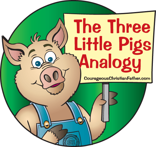 Banner Stock Analogy Courageous Christian Father - Little Tiger Takes A Trip [book] (503x476)