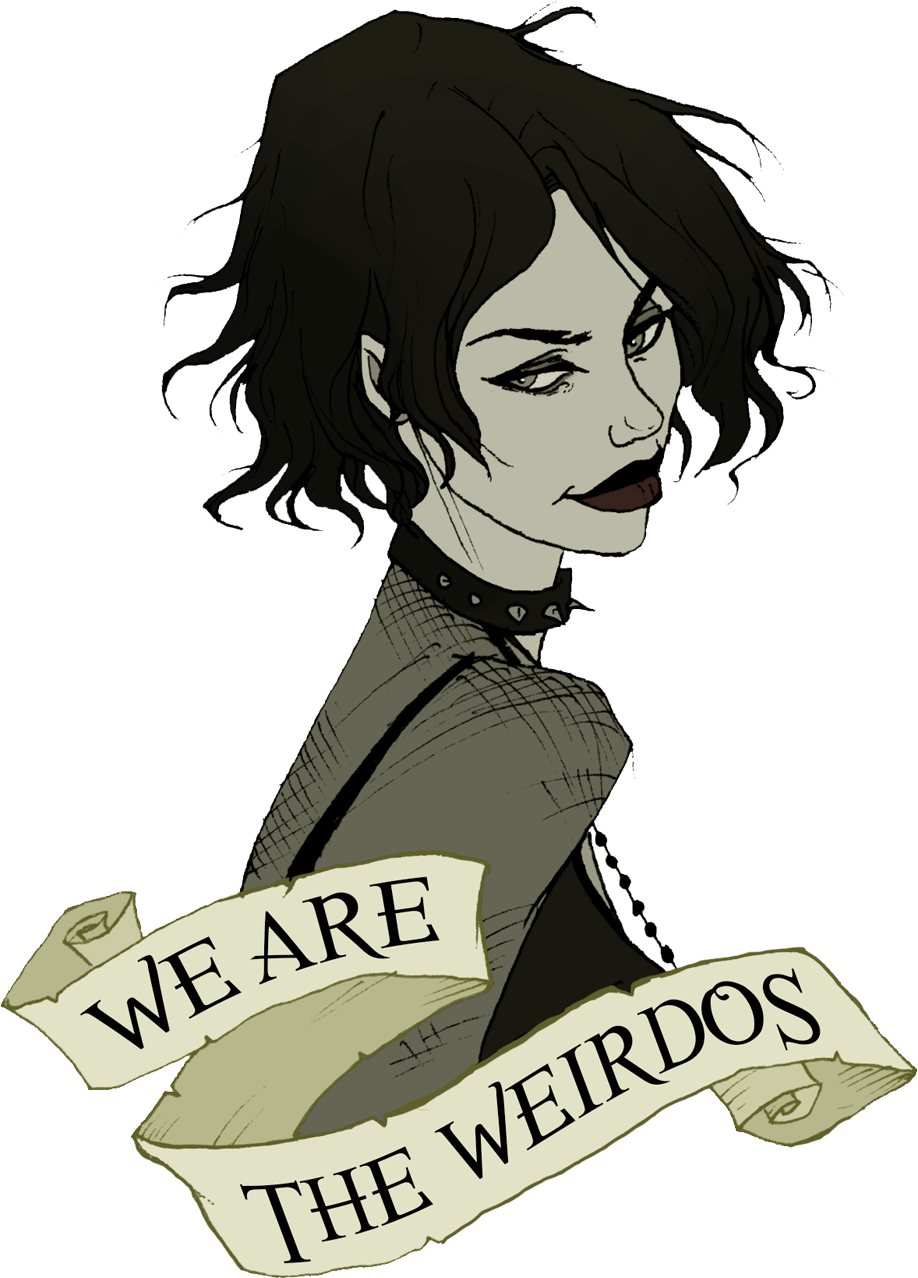 Graphic Black And White We Are The Weirdos Mister By - Graphic Black And White We Are The Weirdos Mister By (918x1278)