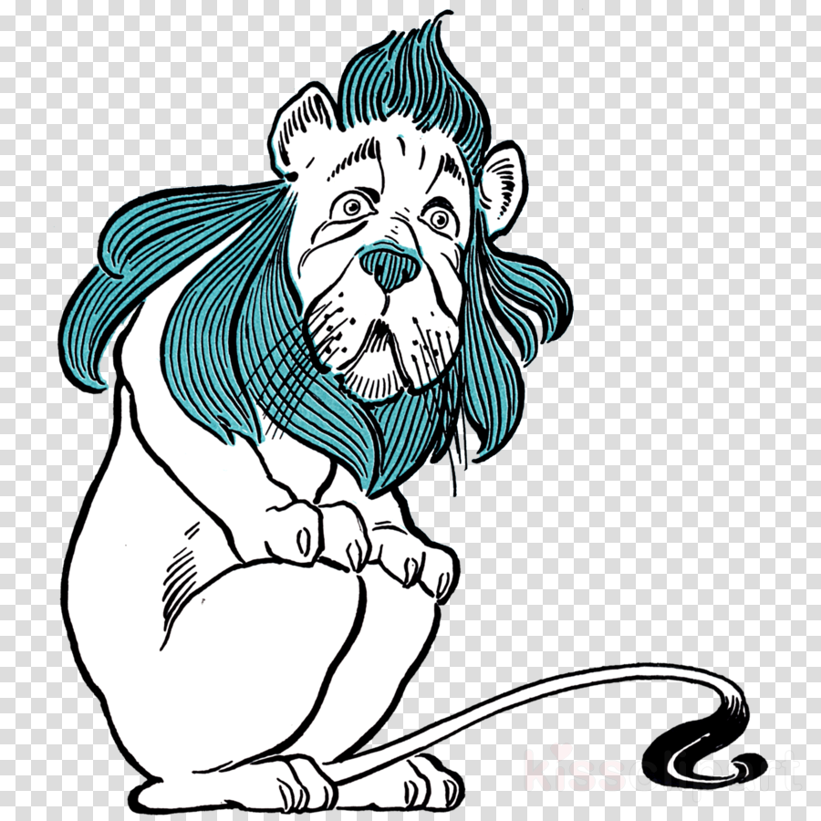 Cowardly Lion Clipart The Cowardly Lion The Wonderful - Лев Волшебник Изумрудного Города (900x900)