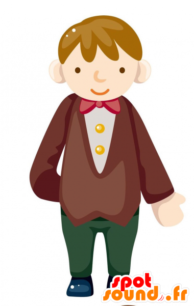 Clip Black And White Purchase Mascot Elegant Man In - Nottorin New Spotsound Masot Yuru-chara Green Man With (600x600)