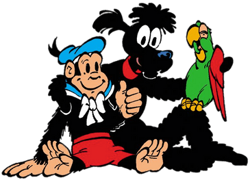Choco, Pekkie And Flip - Cartoon (400x400)