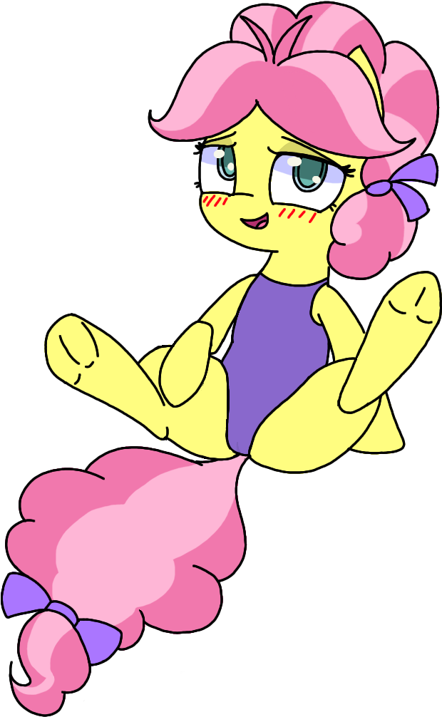 Wafflecakes, Bikini, Blushing, Bow, Clothes, Female, - Cartoon (772x1028)