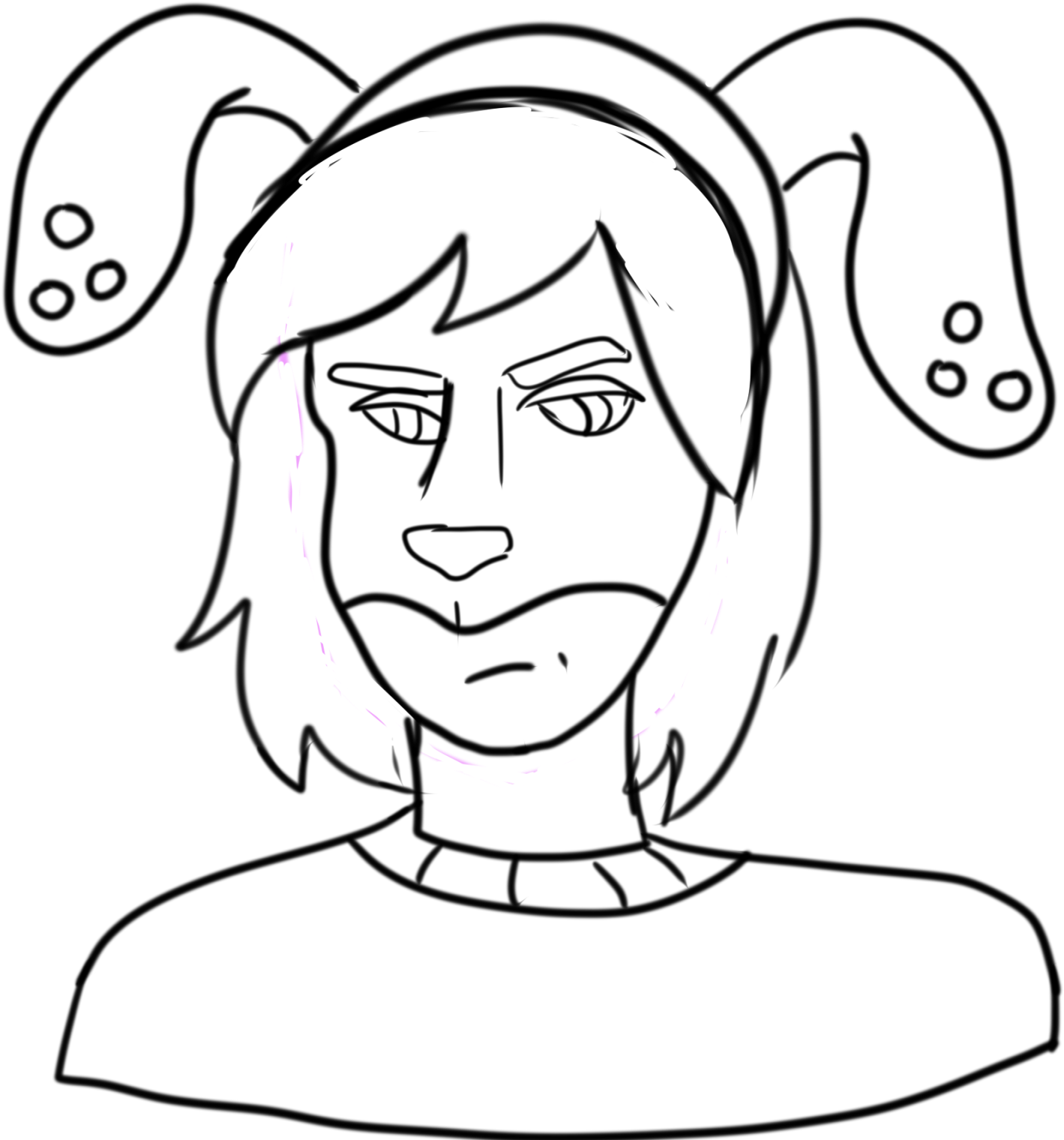 Thank You Vanillafilth This Sketch Is Just So Good - Line Art (1600x1600)