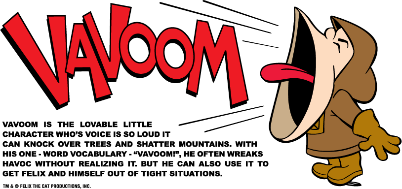 Pointing Out This Beloved Character From Felix The - Vavoom Felix The Cat (814x384)