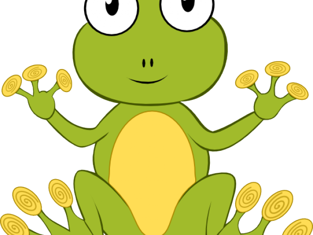 Green Frog Clipart Small Frog - Frog Clipart Transparent (640x480)