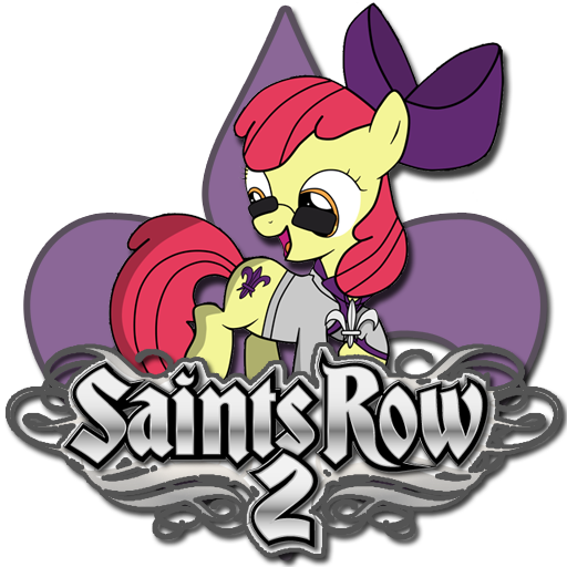 Apple Bloom, Blackletter, Clothes, Crossover, Icon, - Saints Row 2 (512x512)