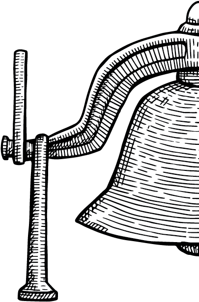 Half Wedding Bell Light Big - Illustration (411x630)