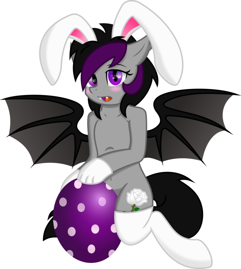 Kamyk962, Bat Pony, Bunny Ears, Clothes, Cute, Easter, - Cartoon (847x943)