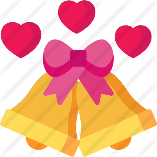 Wedding Bells Free Icon - Campanas De Boda Png (512x512)
