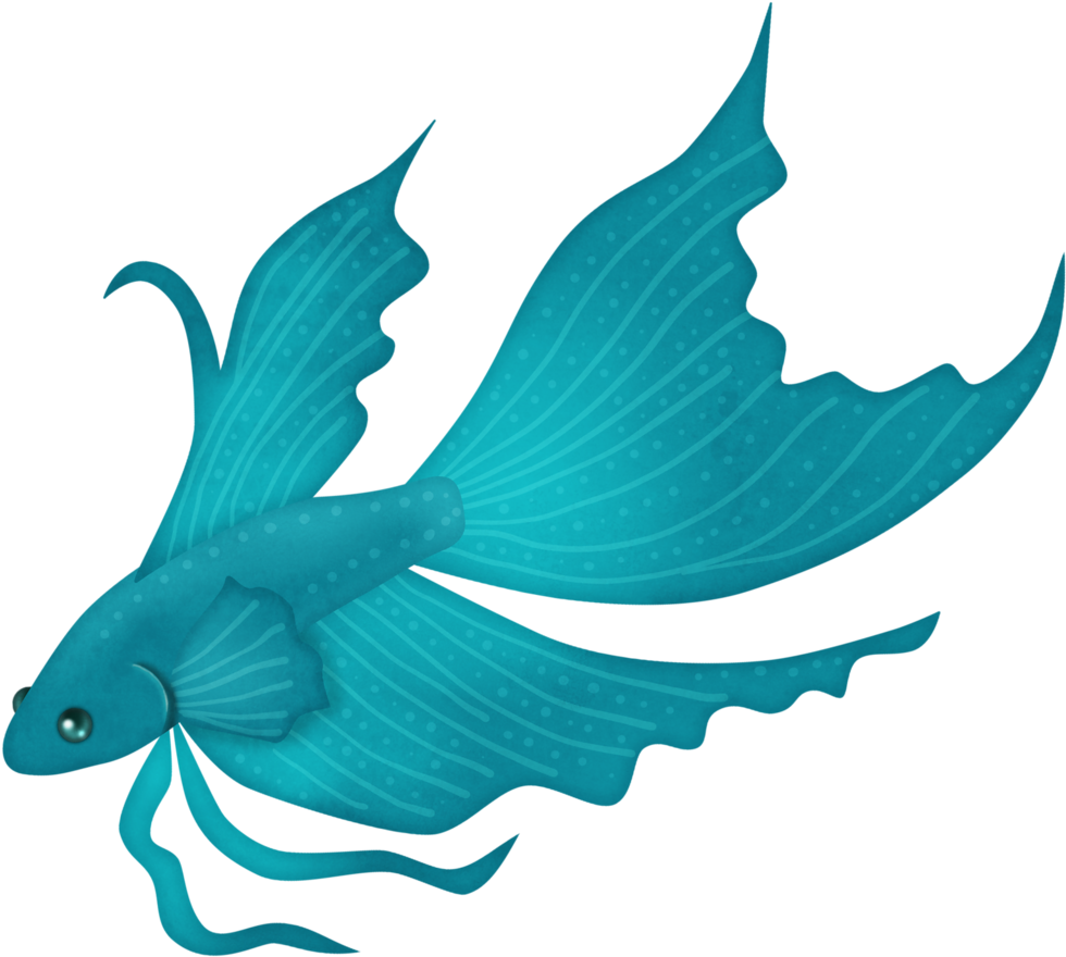 Marine Life Clipart Cute - Red Goldfish Cartoon Png (1024x934)