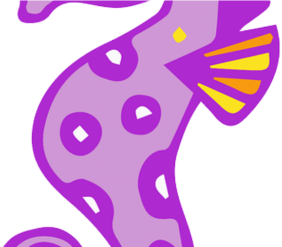 Marine Life Clipart Seahorse - Seahorse Drawing Kids (640x480)
