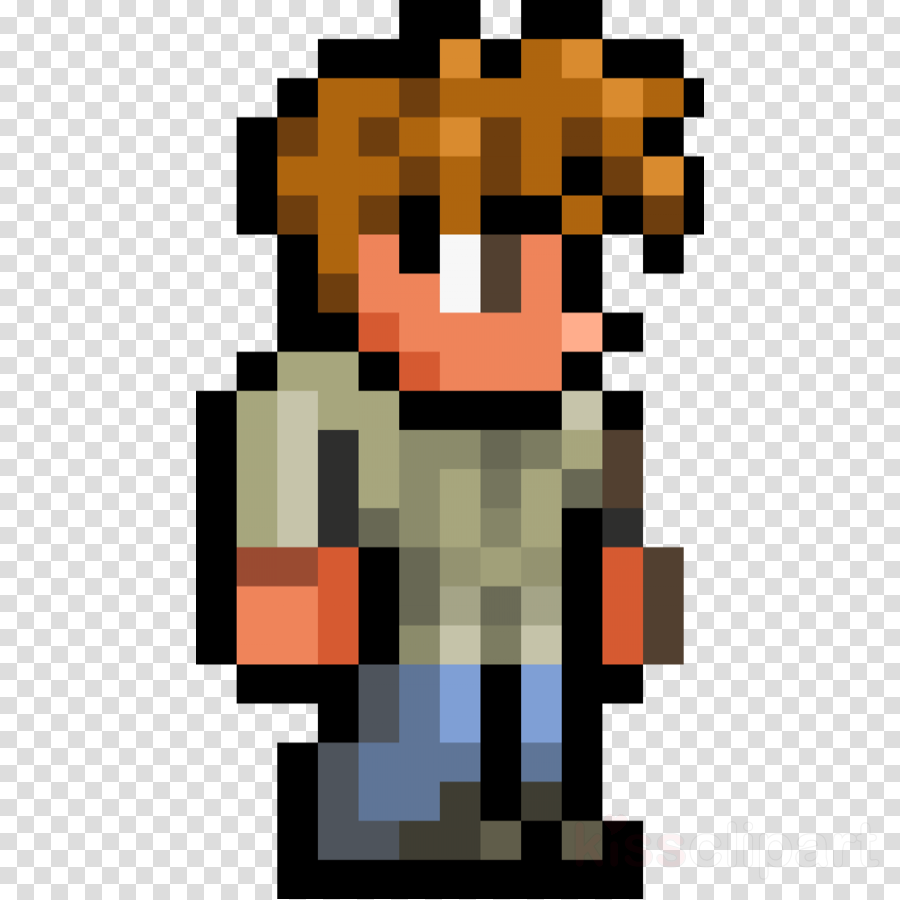 Guide Terraria Clipart Terraria Minecraft Non-player - Terraria Character Png (900x900)