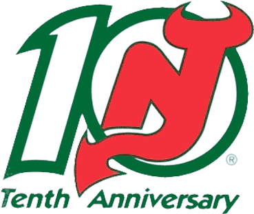 New Jersey Devils Anniversary Logo - New Jersey Devils (377x319)