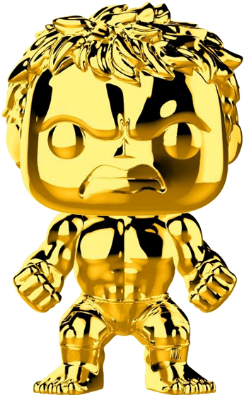Marvel Studios 10th Anniversary - Funko Pop De Hulk Dorado (600x600)