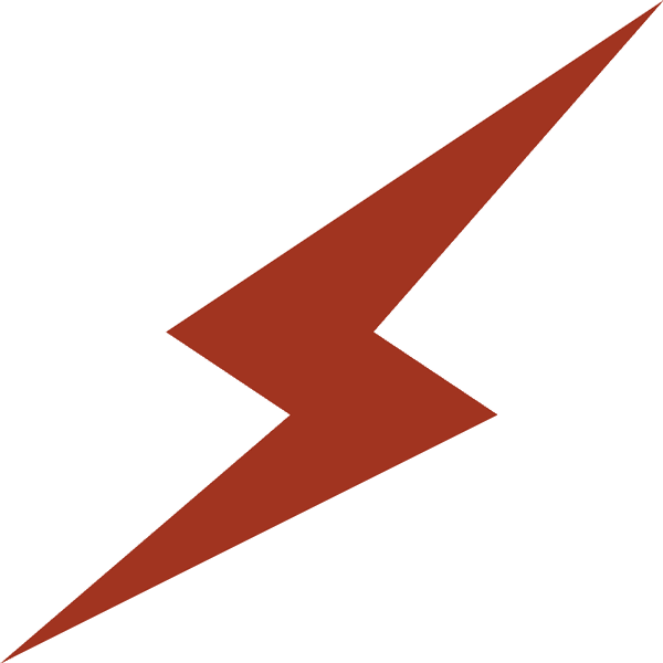 Red Ribbon Music - Lighting Bolt Png (600x600)