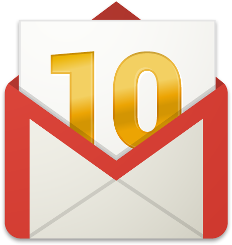 To Celebrate Gmail's 10th Birthday, I Designed A Logo - Gmail (600x520)