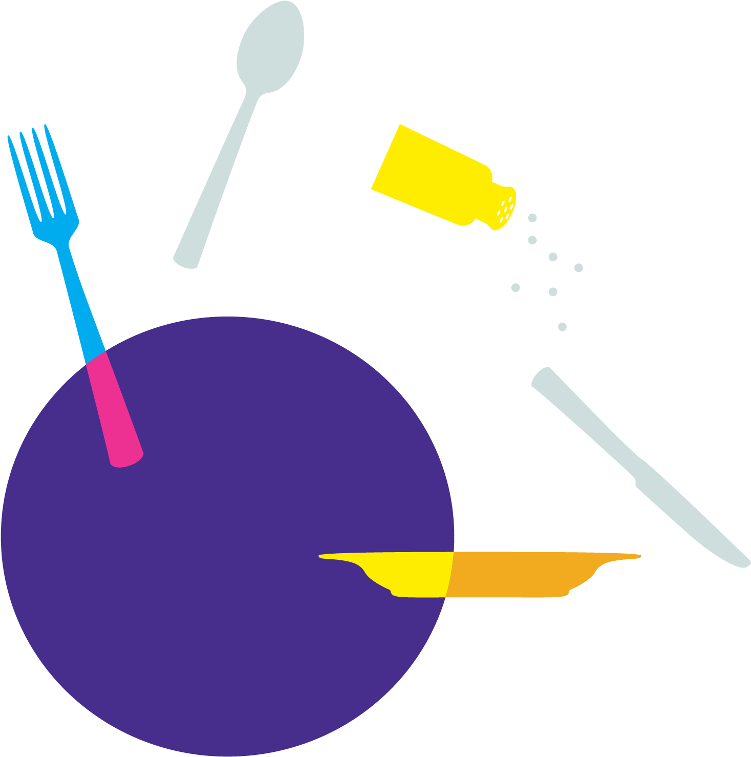 And, Of Course Eat - Graphic Design (1667x1667)