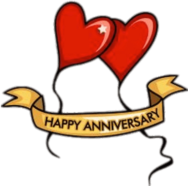 Graphic Royalty Free Library Happy 2nd Anniversary - Transparent Happy Anniversary Png (400x400)