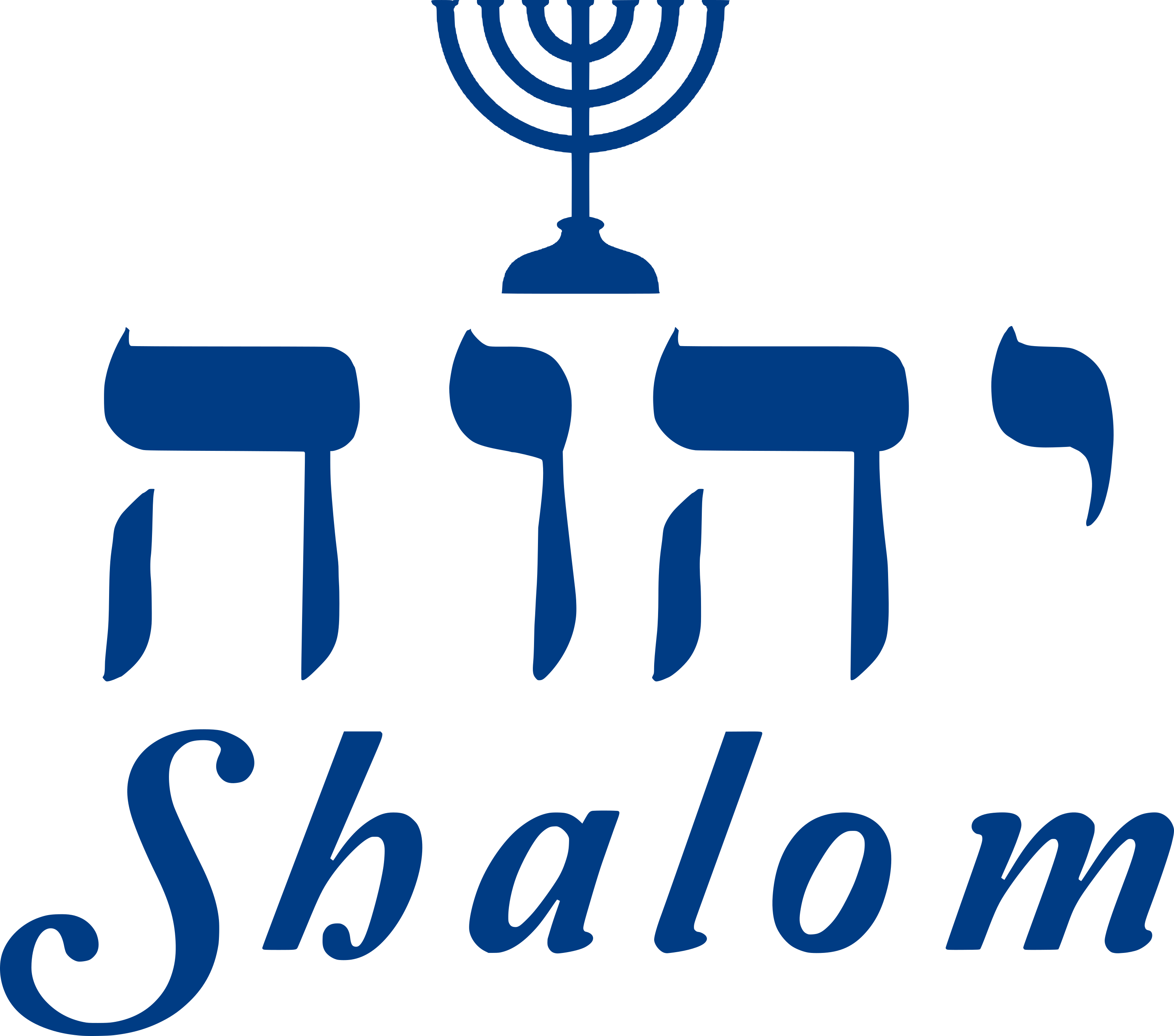 Menorah, Yhvh, Shalom Indoor Wall Stickers 3 Pack - Shalom (2981x2631)