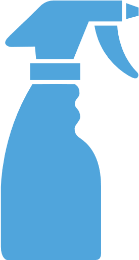 Spray Bottle Clipart Free - Spray Bottle Clipart Black And White (512x512)