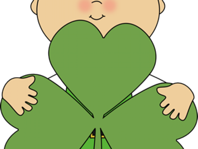 Shamrock Clipart Chevron - March Clipart Preschool (640x480)