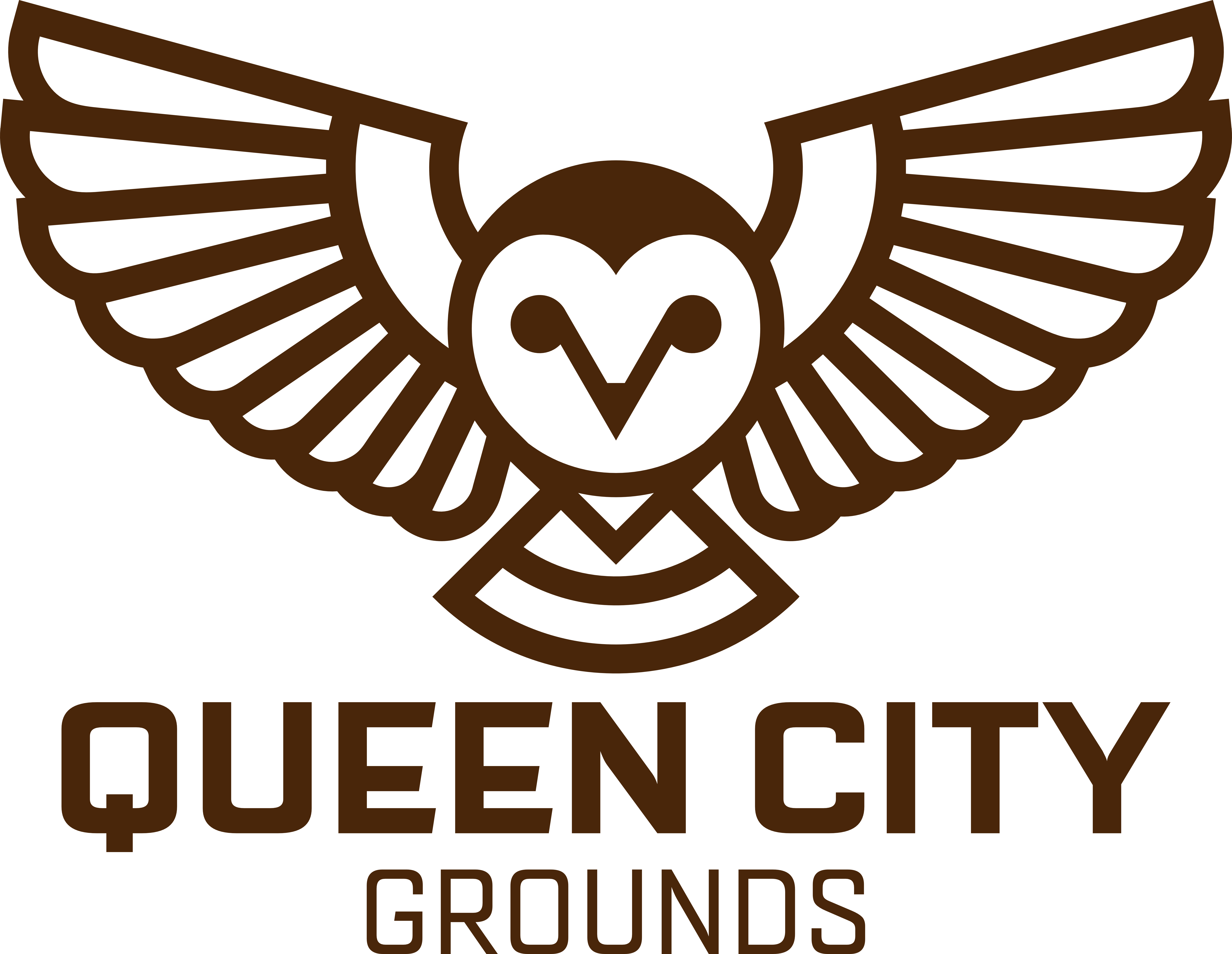 Queen City Grounds Logo - Edel Putter Logo (6901x5345)