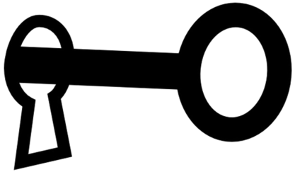 Keyhole Png Clipart - Key And Keyhole Clipart (800x420)
