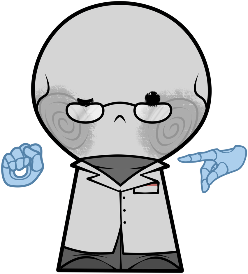 Gaster Keyhole Chibi By Musicalblooddrop - Art (851x939)