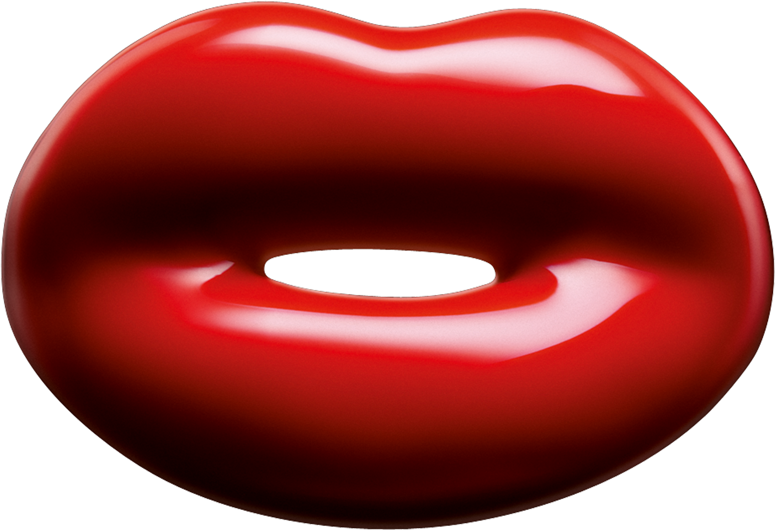 Red Hotlips Ring By Solange Azagury-partridge - Red Lip Ring (2500x1492)