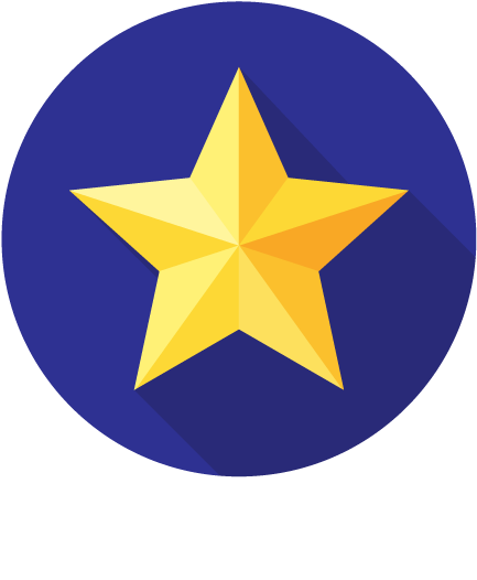 Abouticon - Yellow Star On Red (457x548)