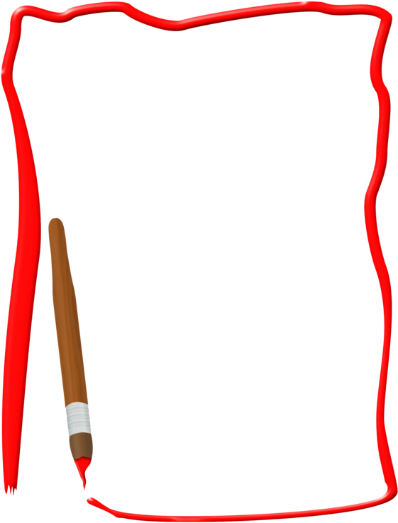 Borders And Frames Ready To Use Old Fashioned Frames - Page Borders Paint Brushes (580x750)