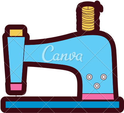 Sewing Machine Clipart Old Fashioned - Sewing Machine (550x550)
