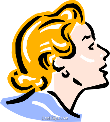 Face Royalty Free Vector Clip Art Illustration - Illustration (434x480)