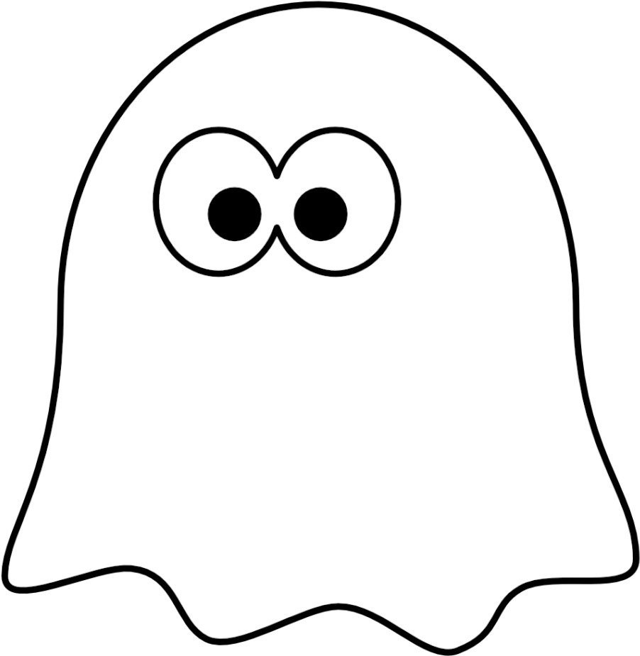 Clipart Ghost Cute Leaf Outline Owl Png Cute Harry - Grey Ghost Clip Art (945x1024)