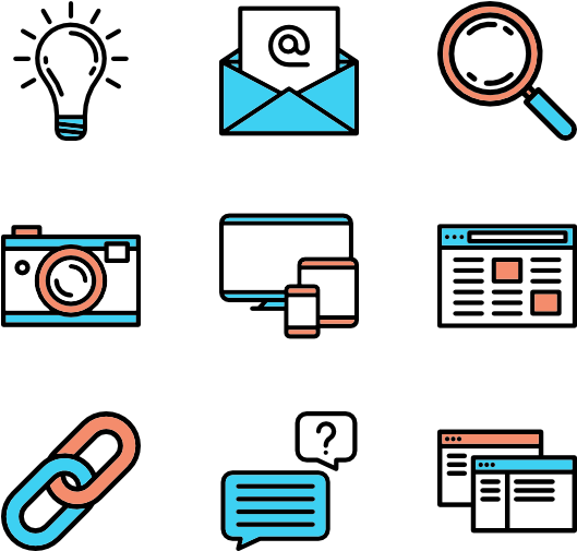 Linear Color Seo - Icon (600x564)