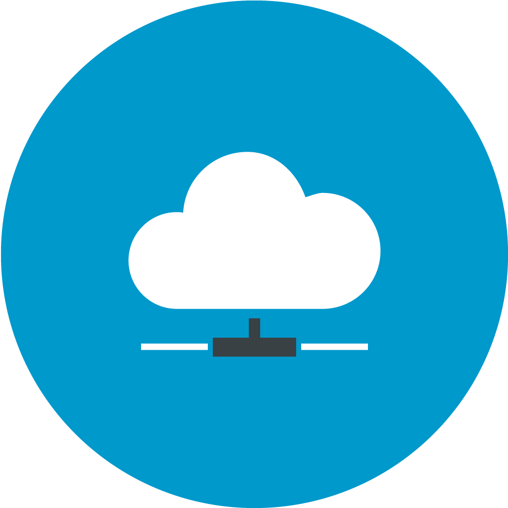 Domains, Hosting & Emails - Blue Circle Logo Png (1024x1024)