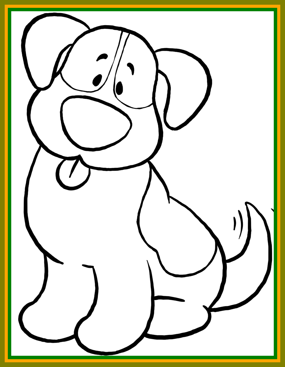 Best Hot Dog Coloring Ebcs Ef Inside - Easy Dog Coloring Pages (920x1184)