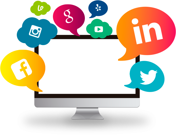 Social Media Clipart Marketing Sale Service - Digital Commerce Logo Png (687x514)