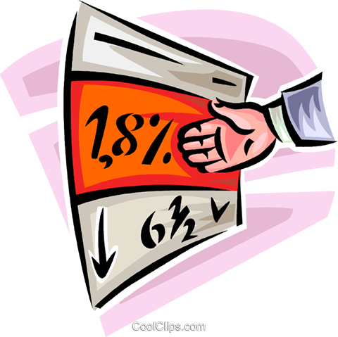 Stock Market Numbers Royalty Free Vector Clip Art Illustration - Stock Market (480x479)