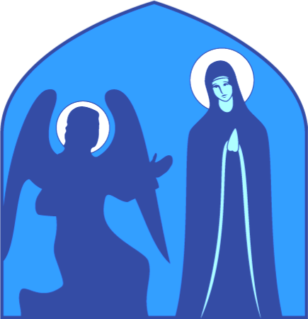 Holy Day Of Obligation The Assumption Of The Blessed - Clip Art (435x450)