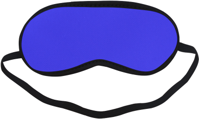 Blessed Mother Blue Sleeping Mask - Blindfold (500x500)