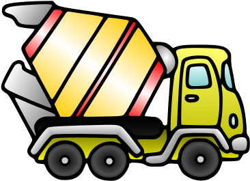 Mixer Truck Clipart Png - Mixer Truck Clipart Png (424x600)