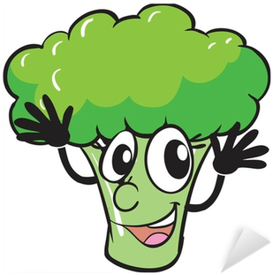 Clip Art Library Stock A Sticker Pixers We - Broccoli Cartoon Free (400x400)