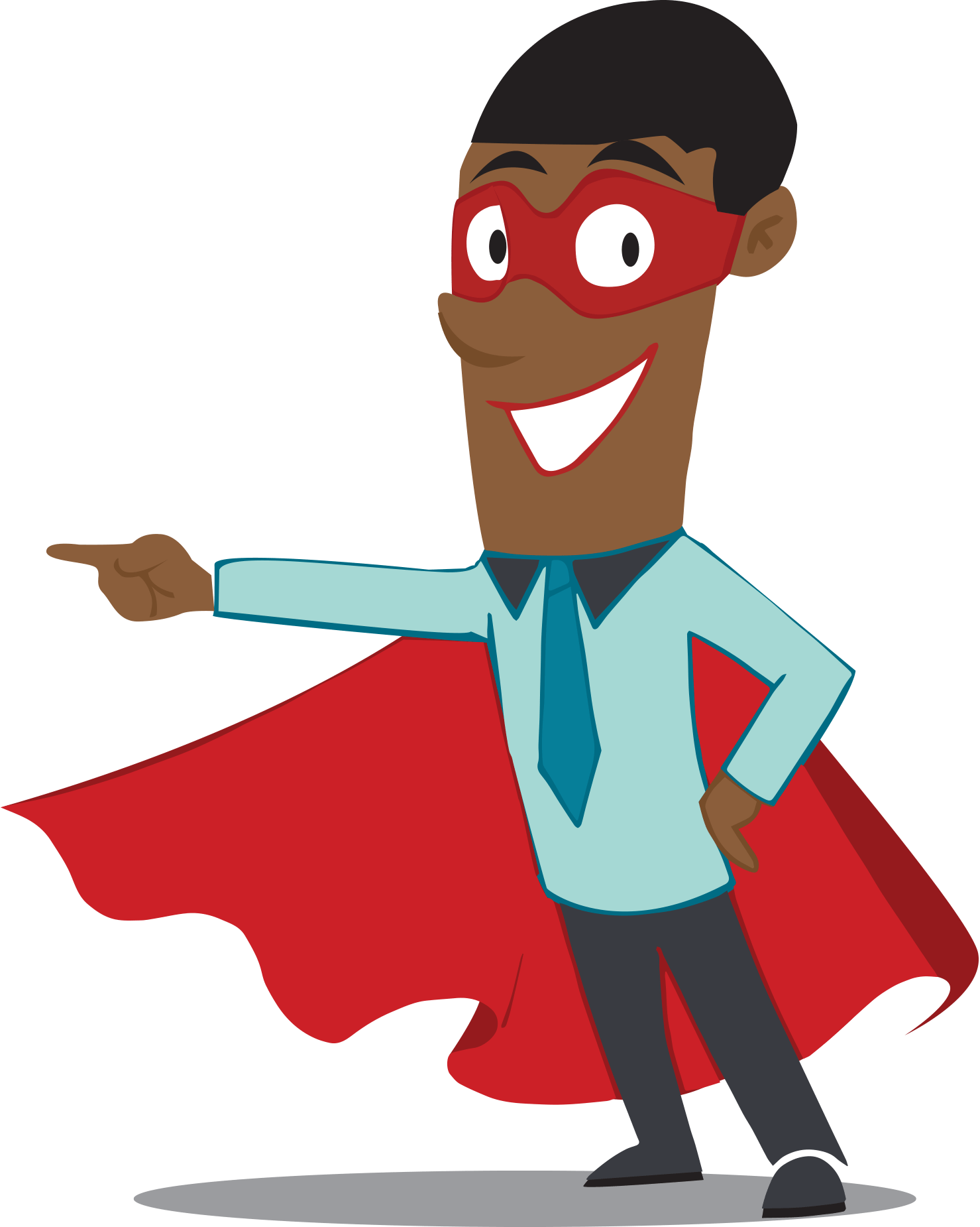 Hight Resolution Of Local Hero Contact - Superhero Guy Cartoon (1479x1850)