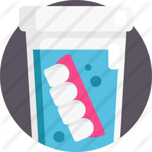 Denture Free Icon - Circle (512x512)