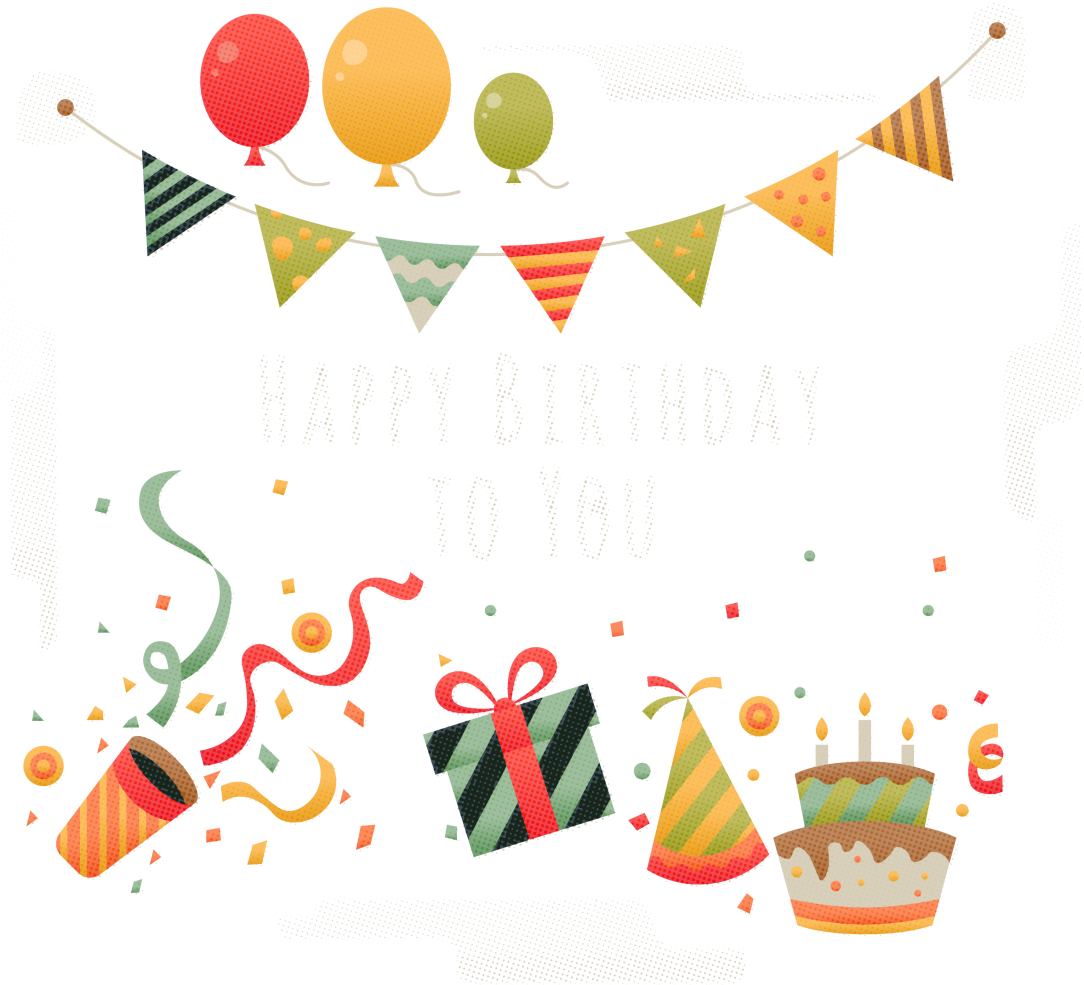 Large Size Of Facebook Invite For Birthday Party Wording - Vector Birthday Card Png (1084x985)