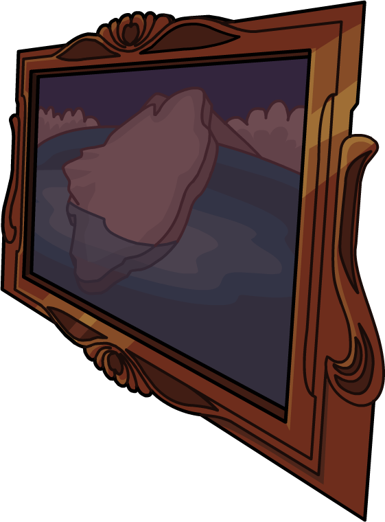 Iceberg Clipart Penguin Iceberg - Painting (561x760)