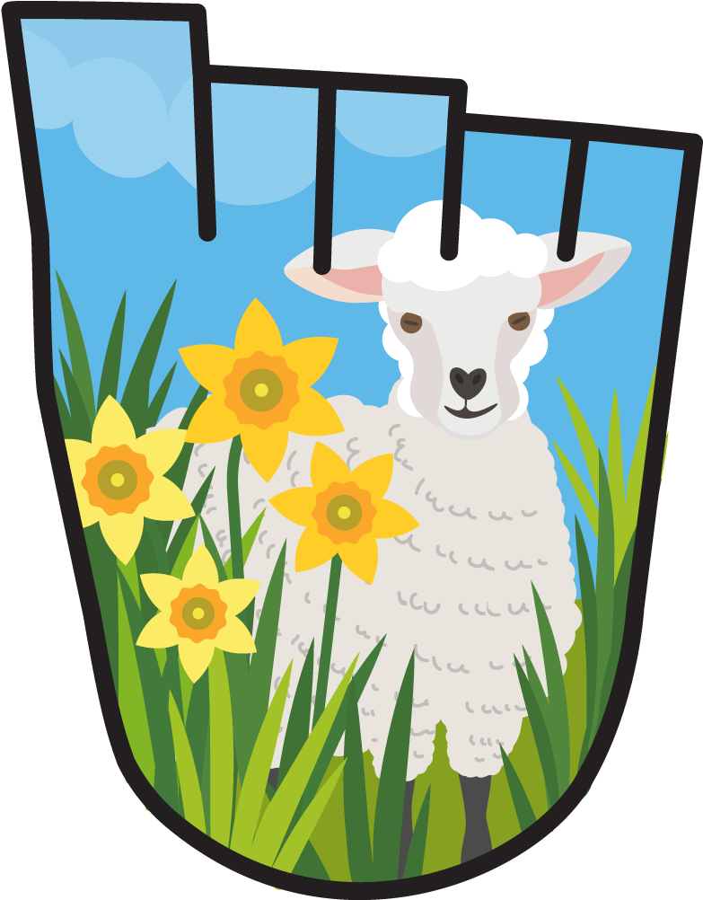 March 2019 Wow Badge Lambs - Living Streets Strider (1200x1200)