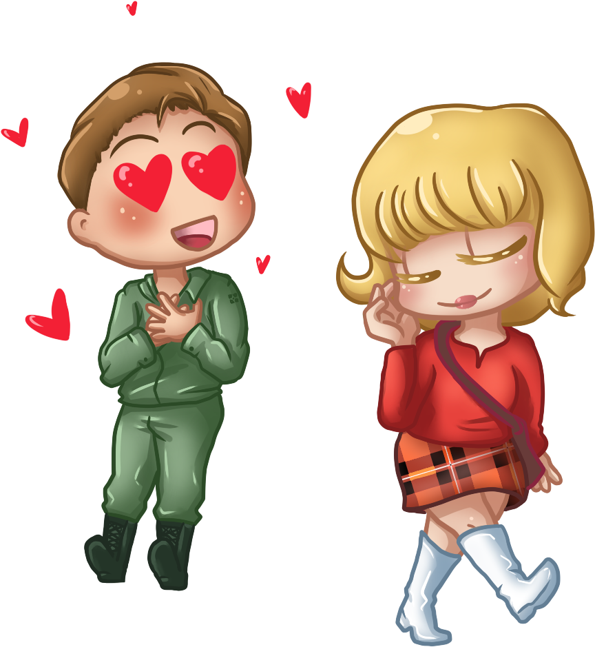 Dad Still Gets A Glazed Look On His Face When We Ask - Cartoon (1000x1000)